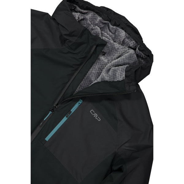 CMP Men’s Waterproof HighLoft Jacket with Hood & Taped Seams 35Z2817